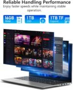 2026 Laptop 15.6 Inch i3-1025G1 Core 3.4GHz 16GB RAM 1TB SSD Laptop with Win 11 FHD 1920×1080 WiFi 5 BT 5.0 USB 3.0 HDMI Type-C Mini Multimedia Port Backlit Keyboard - Imagen 4