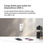 Belkin BoostCharge Dual USB-C Wall Charger with PPS 60W, USB Charger for iPhone 16, 15 and iPad, Samsung Galaxy and Google Pixel, Compatible with USB-C to Lightning Cables and USB-C to USB-C Cables - Image 4