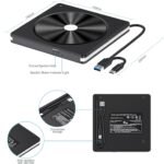 External CD/DVD Reader, External DVD Burner with USB 3.0 and Type-C,External USB CD/DVD-RW Drive,External DVD Reader for Laptop,PC,Laptop,Windows 11/10/8.1/XP/Linux/MacOS,iMac,Macbook White - Image 6