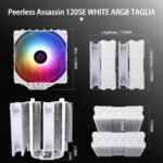 Thermalright PA120 SE ARGB White CPU Air Cooler Heat Tubes Dual Fan TL-C12CW-S PWM 120mm AGHP Technology For AMD AM4 /AM5 Intel 1700/115X/1200 - Imagen 6