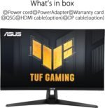 ASUS TUF Gaming VG27AQA1A - 27" WQHD (2560x1440), Overclock 170Hz (above 144Hz), Extreme Low Motion Blur, Freesync Premium, 1ms (MPRT), Shadow Boost, HDR, DisplayWidget Lite - Imagen 6