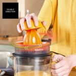 Taurus Citrus Glass Juicer, Double-Way Rotation, 30 W, 1 Liter, 0 Decibels, Plastic, Multicolor - Image 4