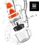 Taurus Citrus Glass Juicer, Double-Way Rotation, 30 W, 1 Liter, 0 Decibels, Plastic, Multicolor - Image 8