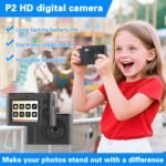 Camera Photos 64MP 4K Digital Camera with Zoom 8X Compact Camera Rechargeable Compact Portable Camera for Kids Beginners Adult - Image 4