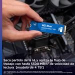 WD Blue SN5000 NVMe SSD 500GB, M.2 2280 SSD with Speed up to 5000MB/s, PCIe Gen4, nCache Technology, Acronis True Image Disk Migration and Cloning - Image 3