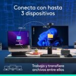 Logitech MX Master 3S High Performance Wireless Mouse with Ultra-Fast Scrolling, Ergo, 8000 dpi, Crystal Tracking, Discrete Clicks, Bluetooth, Windows, Linux and Chrome - Graphite - Imagen 5