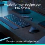 Logitech MX Master 3S High Performance Wireless Mouse with Ultra-Fast Scrolling, Ergo, 8000 dpi, Crystal Tracking, Discrete Clicks, Bluetooth, Windows, Linux and Chrome - Graphite - Imagen 6