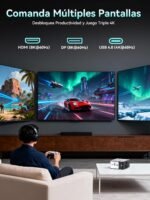 GMKtec Ryzen 5 Pro 6650H Mini PC (6N/12H up to 4.5GHz Beats 5825U), Dual 2.5GbE LAN, 16GB LPDDR5 RAM + 512GB PCIe SSD, M8 Mini Desktop Computer, Oculink, USB4, HDMI, USB-C for Office/Gaming - Image 8