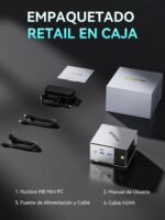 GMKtec Ryzen 5 Pro 6650H Mini PC (6N/12H up to 4.5GHz Beats 5825U), Dual 2.5GbE LAN, 16GB LPDDR5 RAM + 512GB PCIe SSD, M8 Mini Desktop Computer, Oculink, USB4, HDMI, USB-C for Office/Gaming - Image 10