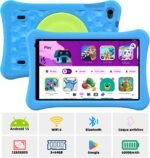 AWOW Android 15 Kids Tablet HD 10.1", 2025, 8GB RAM, 64GB ROM, Kids Tablet with Anti-Drop Case, Blue - Image 4