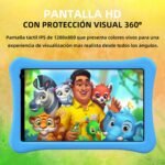 AWOW Android 15 Kids Tablet HD 10.1", 2025, 8GB RAM, 64GB ROM, Kids Tablet with Anti-Drop Case, Blue - Image 7