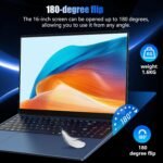 Laptop 16GB RAM 1TB SSD 16 Inch Professional Laptop PC N150 3.6GHz, Win 11 Pro, 1920 x 1200 p, 6000 mAh, Backlit Keyboard - Student/Office/Business - Image 7
