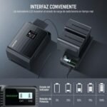 NEEWER 2 NP-F970 7800mAh Replacement Batteries for Sony FX3/FX30/A7, for Canon R5, for Nikon Z8, Camera Battery with LCD Dual USB C Fast Charger for Handycam Camera Monitor Light Video LED Slider - Imagen 7