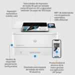 HP LaserJet Pro 4002dn 2Z605F Printer (Automatic Double-Sided Printing, Ethernet, USB 2.0, 1 USB Host, HP Smart App, Apple AirPrint, Mopria), Black and White - Imagen 4