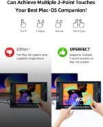 UPERFECT Portable Touch Monitor 18.5" 120Hz 1ms Gaming Monitor | FreeSync HDR 400nits 1080P IPS 100% sRGB | VESA and Smart Case | Large Travel Screen for Computer and Video Game Consoles - Imagen 4