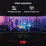 KOORUI G2721P 27 Inch Quad HD Fast IPS Gaming Monitor, 2560x1440, 200Hz, 1ms, Adaptive Sync, HDR400, Tilt, Eye Care, VESA 75x75mm, 2xHDMI 2.0, DP 1.4 - Imagen 6