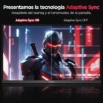 KOORUI G2721P 27 Inch Quad HD Fast IPS Gaming Monitor, 2560x1440, 200Hz, 1ms, Adaptive Sync, HDR400, Tilt, Eye Care, VESA 75x75mm, 2xHDMI 2.0, DP 1.4 - Imagen 8