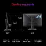 ASUS ROG Strix XG32UCG 32" 3840 x 2160 Gaming Monitor, Dual Mode (4K 160Hz/FHD 320Hz), 0.3ms, Fast IPS, ELMB, USB Type-C, G-Sync, DisplayWidget Center, Tripod Thread, HDR, Aura Sync - Imagen 8