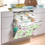 Funny Eyes - Cubierta magnética impermeable para lavavajillas, calcomanía magnética para refrigerador, decoración de gabinete, calcomanías para electrodomésticos para el hogar, cocina, 23 x 26 - Image 4