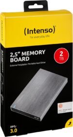 Intenso Memory Board - Portable Hard Drive (2 TB, 2 TB, 2.5 Inches, 5400 RPM, 8 MB Cache, USB 3.0) - Dark Grey - Imagen 7