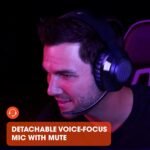 JBL Quantum 350 Wireless PC Gaming Headset with Detachable Boom Mic, 22-Hour Battery Life, Fast Charge & Power & Playback, Optimized for - Image 5