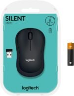 Logitech M220 Silent Wireless Mouse, 2.4 GHz, USB Receiver, Optical Tracking with 1000 dpi Resolution, 18 Month Battery, Ambidextrous, Compatible with PC, Mac, Notebook - Black - Image 9