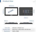 27" Fanless Industrial Panel PC,16:9 Embedded 10 Point Touch PC,Win 11 IP65 All-in-One Computer,Auto Power-on,for Factory,Automation,Kiosk,Business (J6412, 16G RAM 512G SSD) - Imagen 4