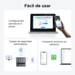 UGREEN NASync DXP4800 Plus, 4-bay NAS, Intel Pentium Gold 8505, 8GB DDR5, 128GB SSD, 10GbE & 2.5GbE, 2 M.2 NVMe Slots, HDMI 4K (No Disk) (DXP4800 Plus) - Imagen 10