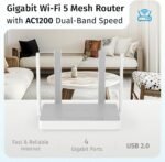 Keenetic Skipper AC1200 Mesh Wi-Fi Router with 4-Port Gigabit Smart Switch and USB Port - Image 3
