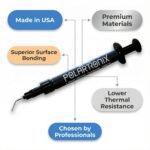 Meta Online 1.5g Liquid Metal Thermal Compound - Conductance 130W/m'K - Thermal Grease - Ready to Apply for PS5 - CPU - GPU - Liquid Metal Thermal Paste - Imagen 3
