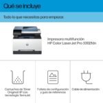 HP Color LaserJet Pro 3302fdn 499Q7F, Laser Printer A4 Multifunction Automatic Double-Sided Scanner, Copier, Fax (25ppm, Ethernet, 1.2GHz Processor, 512MB Memory, HP Smart App) White and Blue - Imagen 10