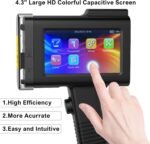 Portable Handheld Printer, Handheld Inkjet Printer BT-HH6105B2 with Quick Dry Ink Cartridge for Logo/Image/Production Date/QR Code/Barcode - Imagen 6