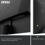 MSI mag 325QF E18V - Gaming Display 32" WQHD - Rapid VA 2560 x 1440 Display, 180 Hz / 0.5 ms, HDR Ready, Eye Care, HDMI 2.0b, DisplayPort 1.4a, Frameless Design, Tilt, VESA Compatible - Image 7
