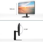 Philips 27E1N1600AM - Quad HD Monitor 27 Inches, Speakers, Height Adjustable (2560x1440, 100Hz, HDMI 1.4, USB-C (65W PD), USB Hub) Black - Image 5