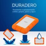 LaCie Rugged Mini 1TB 2.5" Portable External Hard Drive for PC Mac iPad & iPhone, Data Rescue Service (LAC301558) - Image 5