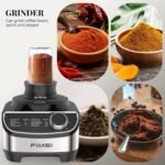 FIMEI Food Processor 1300W, 3 Speeds and Pulse Function, 3.5L Chopper, 1.5L Blender, Grinder, Citrus Juicer, Dough Kneader, Grater, Rotary Disc - Image 7