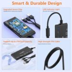 Memory Card Reader 7 in 3 Connector (USB+USB-C+Lightning) SD Card Reader for SD/TF/CF/Micro SD/XD/MS Reader, Micro SD Card Reader for iPhone/iPad/MacBook/Samsung - Image 8