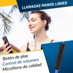 KLIM Fusion Headphones with Microphone for Mobile Phone + 5 Year Warranty + Innovative Memory Foam + 3.5 mm Jack + Compatible with Smartphone, Tablet, Console, PC – New Version – Blue - Imagen 5