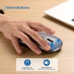 Ewent Rechargeable Wireless Mouse with RGB Lights | Bluetooth 5.2 & 2.4 GHz | Adjustable DPI (800/1200/1600) | Silent Buttons | Compatible with Windows, Mac, iOS, Android - Image 6