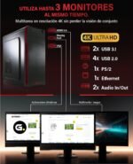 Greed® Basic V2 PC with AMD Ryzen 5 4600G - Desktop + Home Office with 4.2GHz, 8GB RAM/RAM - 256GB SSD - DVD+RW - USB3.1 - Wi-Fi, Windows 11 Pro - Image 4