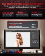 Greed® Basic V2 PC with AMD Ryzen 5 4600G - Desktop + Home Office with 4.2GHz, 8GB RAM/RAM - 256GB SSD - DVD+RW - USB3.1 - Wi-Fi, Windows 11 Pro - Image 5