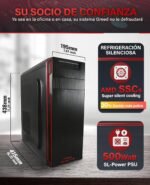 Greed® Basic V2 PC with AMD Ryzen 5 4600G - Desktop + Home Office with 4.2GHz, 8GB RAM/RAM - 256GB SSD - DVD+RW - USB3.1 - Wi-Fi, Windows 11 Pro - Image 7