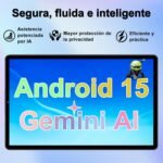 Gemini AI 10 Inch Android 15 Tablet, 30GB RAM + Expandable 2TB ROM, Octa-Core, Widevine L1, WiFi 5G, BT 5.0, Camera 8MP + 5MP, 6000mAh Battery, with Keyboard, Mouse and Case – Grey - Image 4