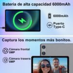 Gemini AI 10 Inch Android 15 Tablet, 30GB RAM + Expandable 2TB ROM, Octa-Core, Widevine L1, WiFi 5G, BT 5.0, Camera 8MP + 5MP, 6000mAh Battery, with Keyboard, Mouse and Case – Grey - Image 9