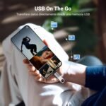 UGREEN USB to Type C Adapter 3.2 10Gbs 2 Pcs Male to Female Converter USB C OTG Thunderbolt 3 Portable Compatible with iPhone 17 Pro MAX Air MacBook Pro iMac iPad Galaxy S25 Carplay Laptop (Black) - Image 3