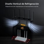 [New] Tenda RE6L Pro – WiFi 7 BE5100 Dual-Band Router, WiFi Mesh, 1x2.5Gbps+3X Gigabit WAN/LAN Ports, 5 Vertical Antennas, Multilink Operation(MLO), 4K-QAM, VR/AR Gaming, NFC, VPN - Image 10