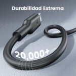 RAMPOW USB C Cable Fast Charging 4Pack, USB C to USB A Cable 1m+1m, USB C to USB C Cable 1m+1m 60W - Image 8