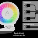 ARCTIC Liquid Freezer III 420 A-RGB - Liquid Cooling PC, AIO for CPU, Intel and AMD, Efficient PWM Controlled Pump, Fan: 200-1900 rpm, LGA1851 and LGA1700 Contact Frame - White - Image 5