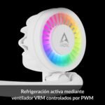 ARCTIC Liquid Freezer III 420 A-RGB - Liquid Cooling PC, AIO for CPU, Intel and AMD, Efficient PWM Controlled Pump, Fan: 200-1900 rpm, LGA1851 and LGA1700 Contact Frame - White - Image 10