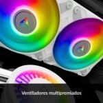 ARCTIC Liquid Freezer III 420 A-RGB - Liquid Cooling PC, AIO for CPU, Intel and AMD, Efficient PWM Controlled Pump, Fan: 200-1900 rpm, LGA1851 and LGA1700 Contact Frame - White - Image 11